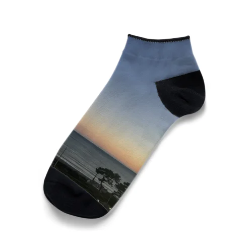 ただの夕方の海 Ankle Socks