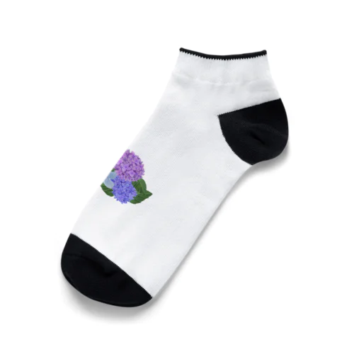 紫陽花とカッコウの舞 Ankle Socks