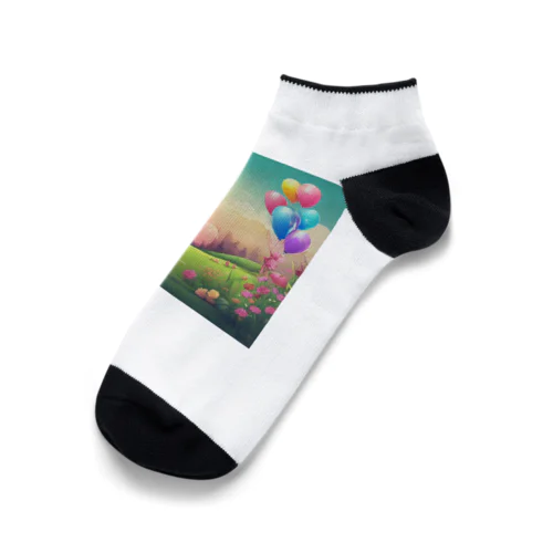 ふわふわ風船 Ankle Socks