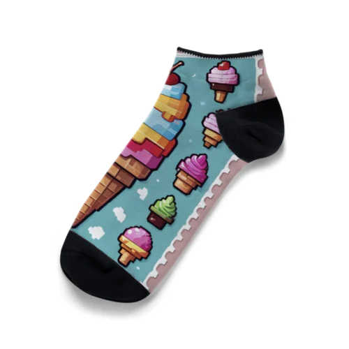 ソフトクリーム🍦@姪ﾁｬﾝ Ankle Socks