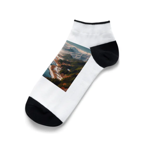 モデル新潟県 日本の田舎 アパレル Ankle Socks