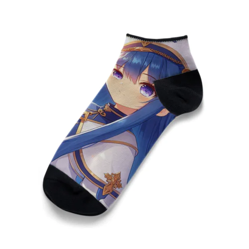 幻想的な異世界に迷い込んだ美しい少女 Ankle Socks