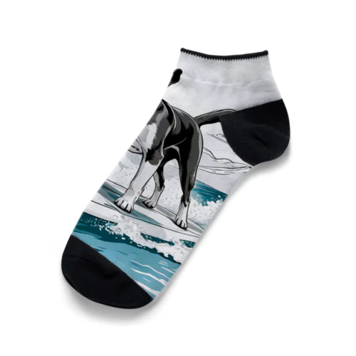 おいら波乗り🐕犬サーファー🏄 Ankle Socks