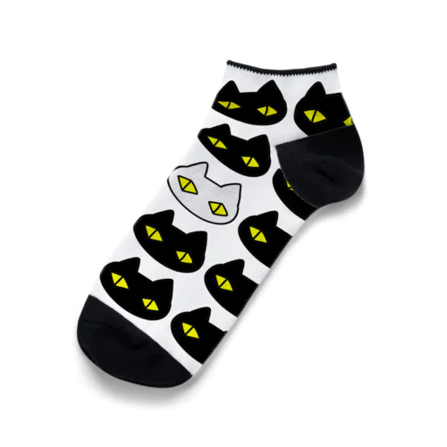 黒猫ボディーガード 001 Ankle Socks