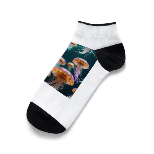 幻想的なクラゲ Ankle Socks