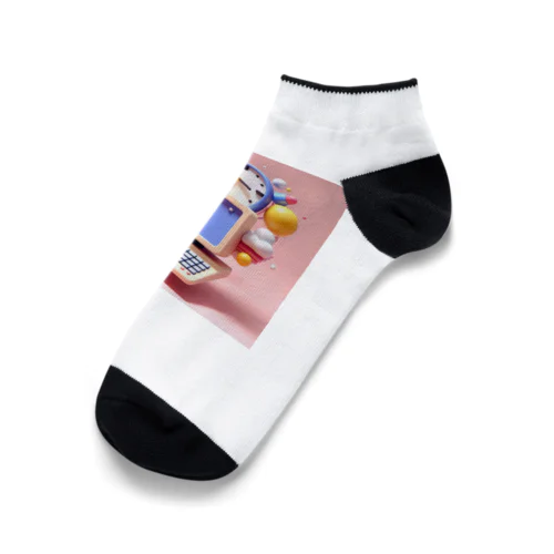 時計ちゃん Ankle Socks