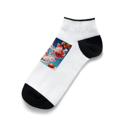 いちごうさぎ02 Ankle Socks