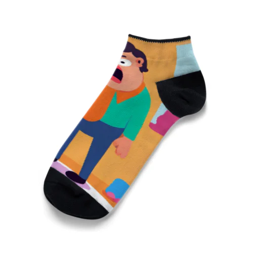 直感的な男 Ankle Socks