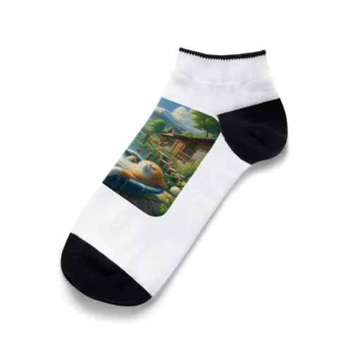 眠りネコ Ankle Socks