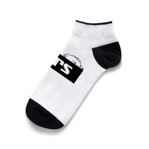 azrsロゴ(black) Ankle Socks
