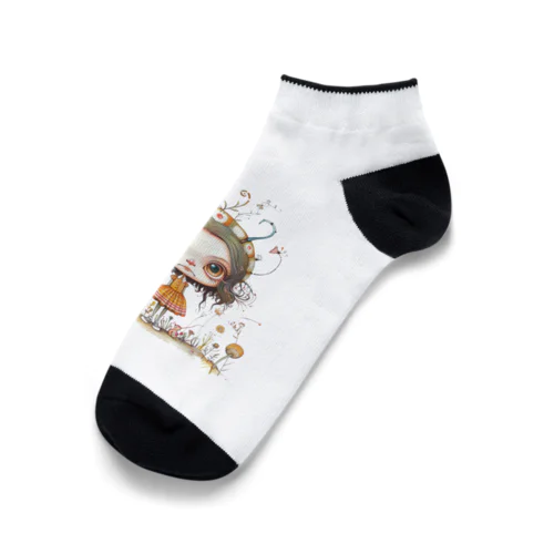 キャタ子 Ankle Socks