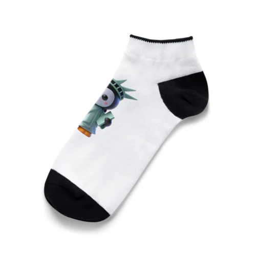 自由のペンギン像 Ankle Socks