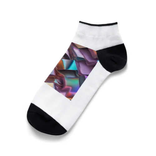 バイオレットの輝く色合い Ankle Socks