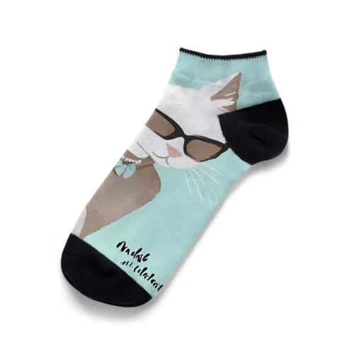 modeなシロネコ Ankle Socks