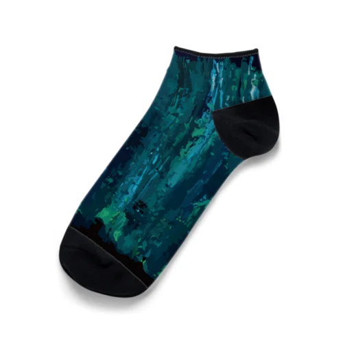 Winter Forest Ankle Socks