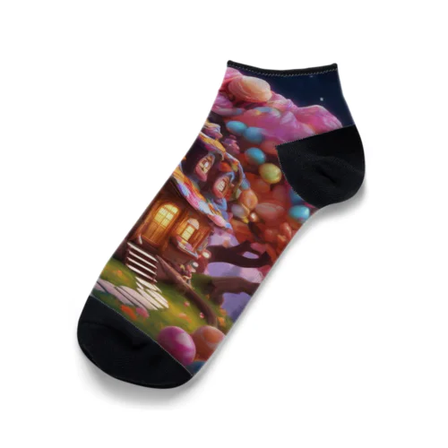 夢のようなお菓子の家 Ankle Socks