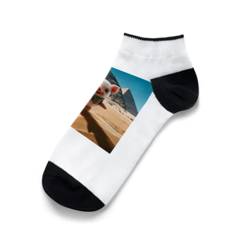 Pちゃんの冒険 Ankle Socks