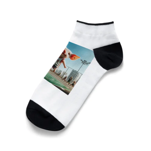 ｐちゃんの冒険 Ankle Socks