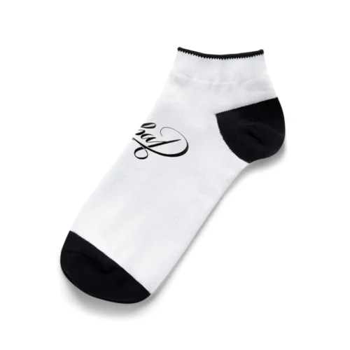 茶葉イヌのロゴ Ankle Socks