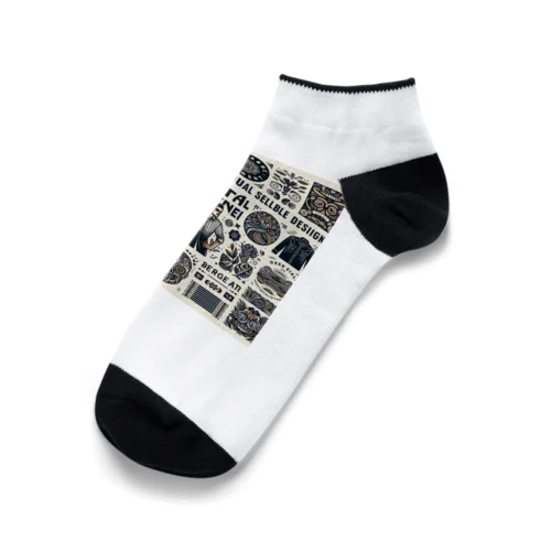 フリーデザイン2 Ankle Socks