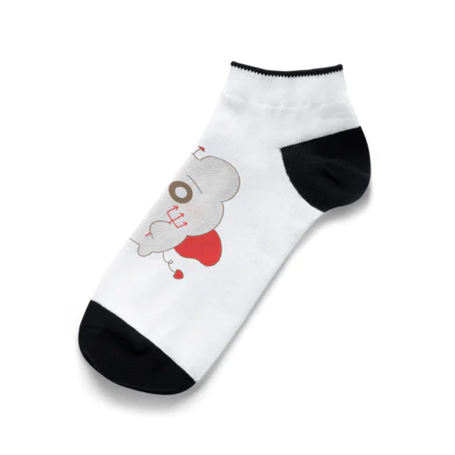 あくま（レッド） Ankle Socks