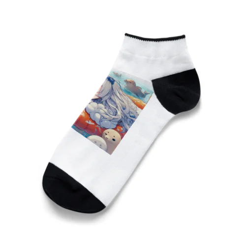 南極でアザラシと夢の中へ Ankle Socks