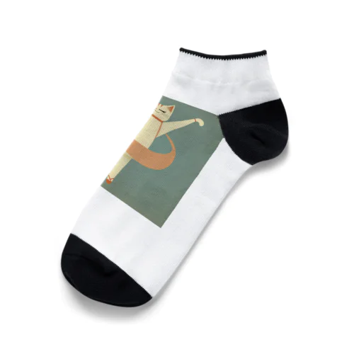 バレリーナ猫のリララちゃん Ankle Socks