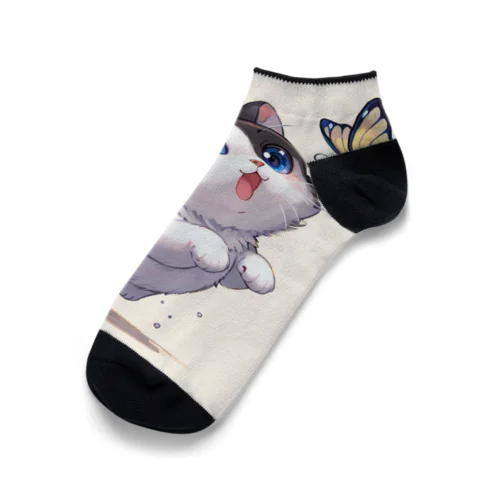 ねこニコばん Ankle Socks