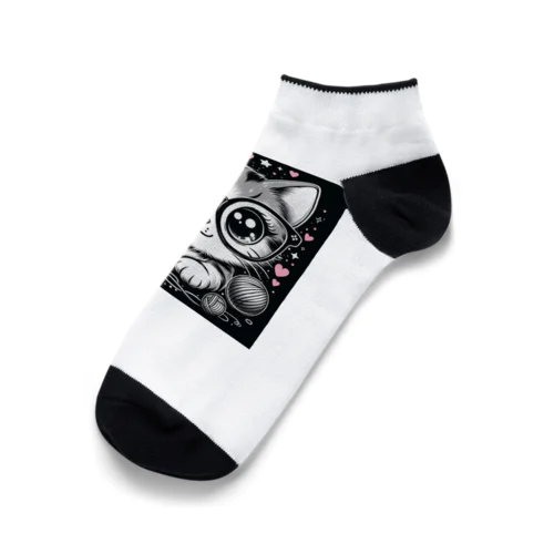 ネコのミミコ Ankle Socks