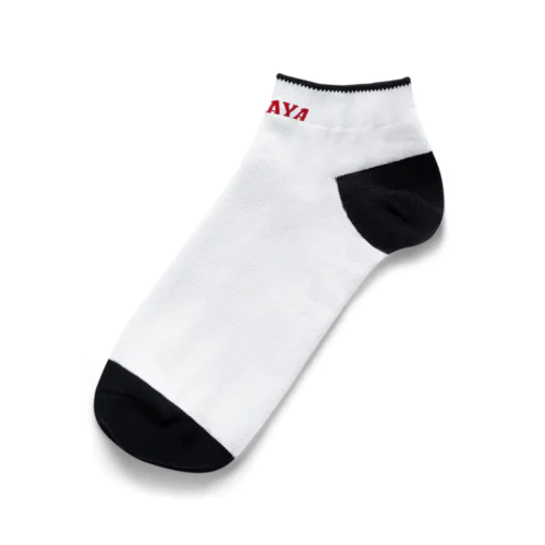 世田谷グッズ　レッドロゴ（setagaya item） Ankle Socks