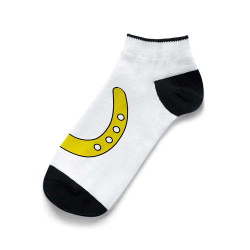 馬蹄（ホースシュー）Yellow Ankle Socks