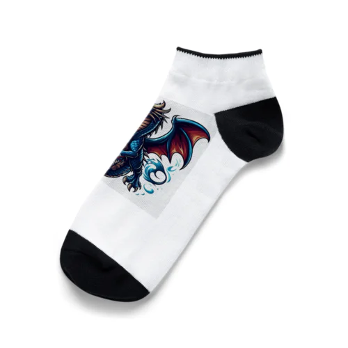 どこか空想的で美しい存在「ドラゴン」 Ankle Socks