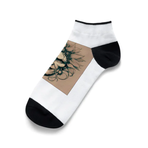 向日葵devil Ankle Socks