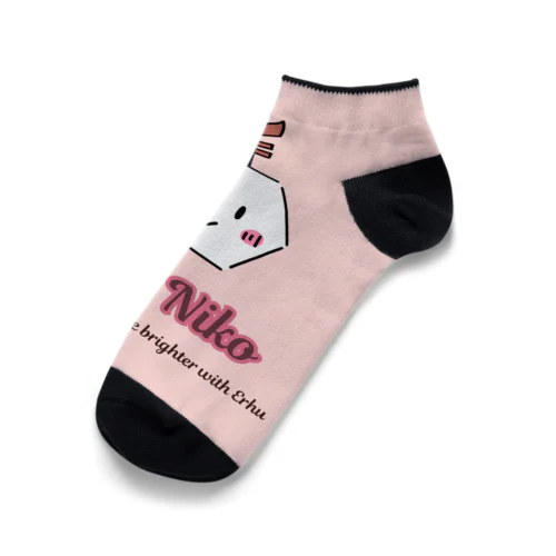 はれにこちゃん（メインロゴ） Ankle Socks