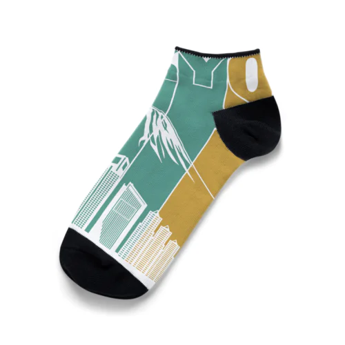 東京と富士山 Ankle Socks