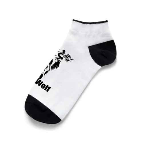Bow Wolf Ankle Socks