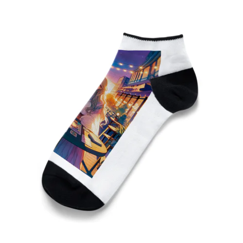 Tokyo Girl Tarot Lover  Ankle Socks