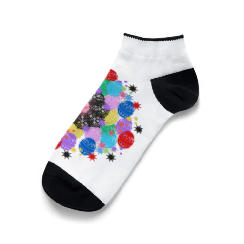 Ball in 花天使　PONPUS100 Ankle Socks