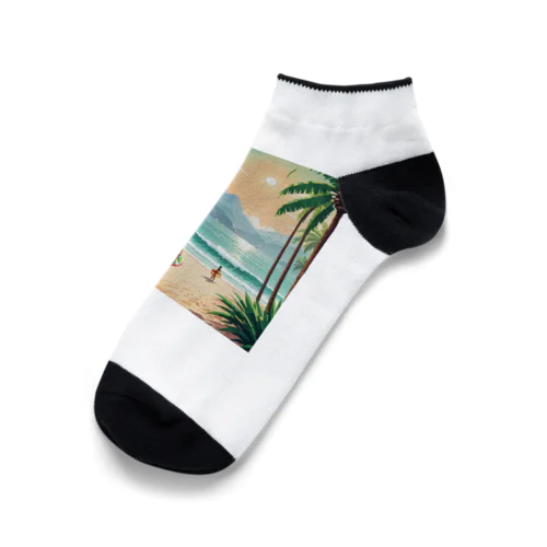 Palm Breeze Bliss Ankle Socks