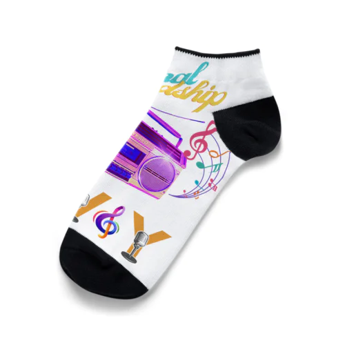 懐かしいラジカセ Ankle Socks