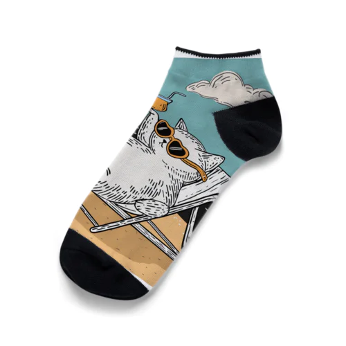 リゾートCat🏖 Ankle Socks