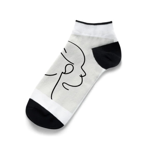 一筆書き風景アート6 Ankle Socks