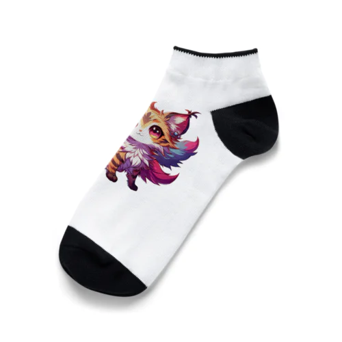 神秘的な猫✨ Ankle Socks