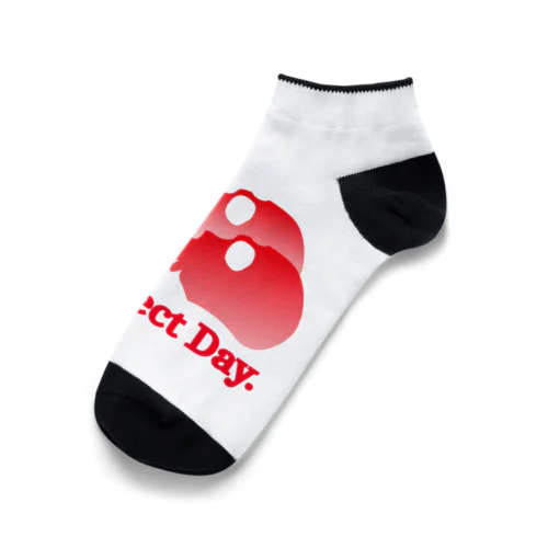 Oh! It's Such A Perfectday.（赤） Ankle Socks