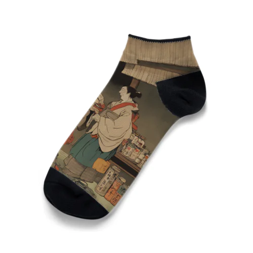 富山の売薬さん01 Ankle Socks