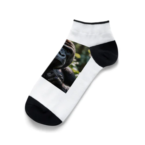 ぼんやりしているゴリラ Ankle Socks