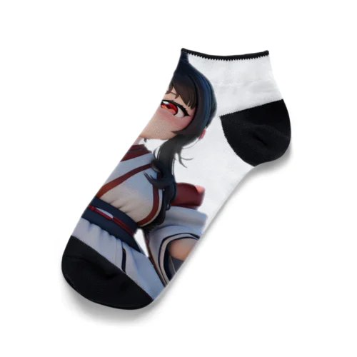 Arca 幼い頃のサムライ娘 Ankle Socks