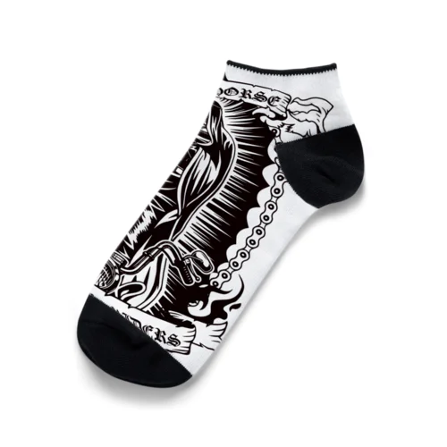 METAL HORSE バイカーマリア ブラック Ankle Socks