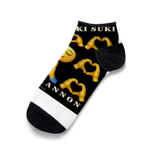 スーパー好き好き千手観音（３D風） Ankle Socks