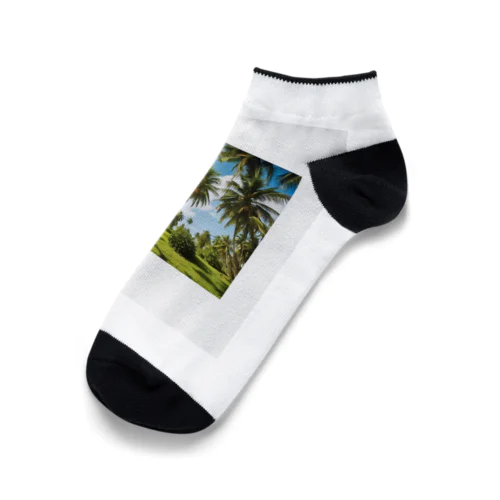 ココナッツツリーTシャツ Ankle Socks